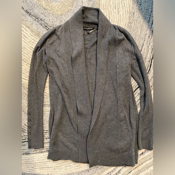 BANANA REPUBLIC Long Ribbed Sleeves Cardigan - Picture 2 of 4